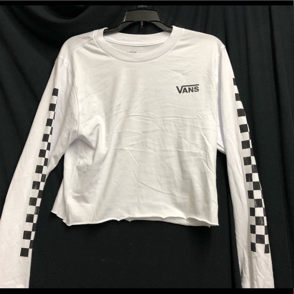 vans shirt crop top